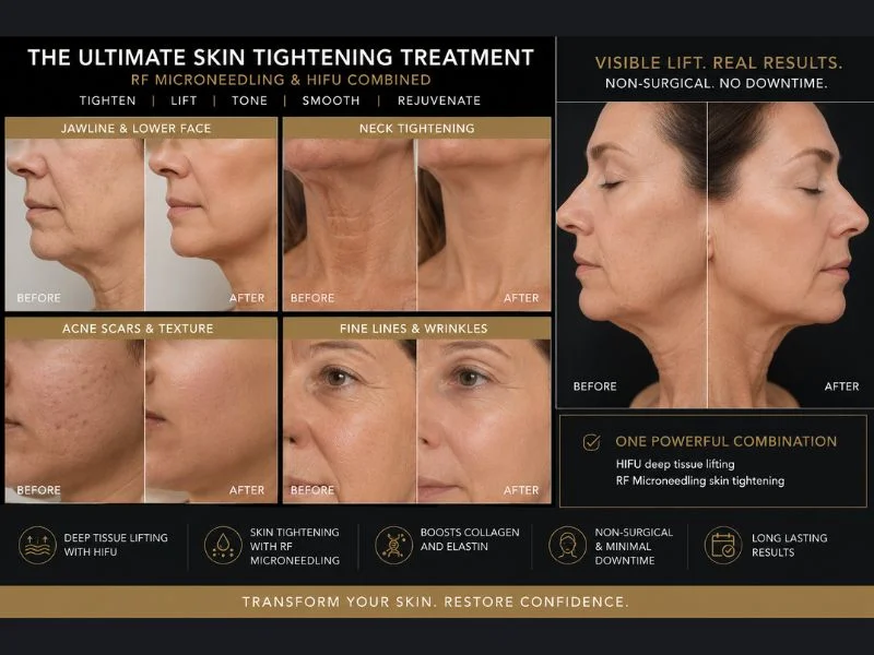 Results of combined treatment for the ultimate skin tightening treatment Watford